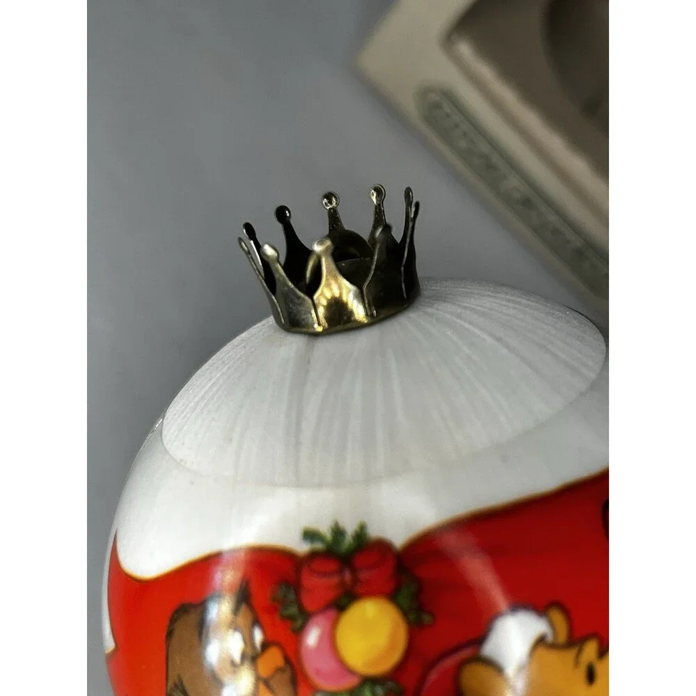 1984 Hallmark Winnie The Pooh Baby's Second Christmas Ornament In Box